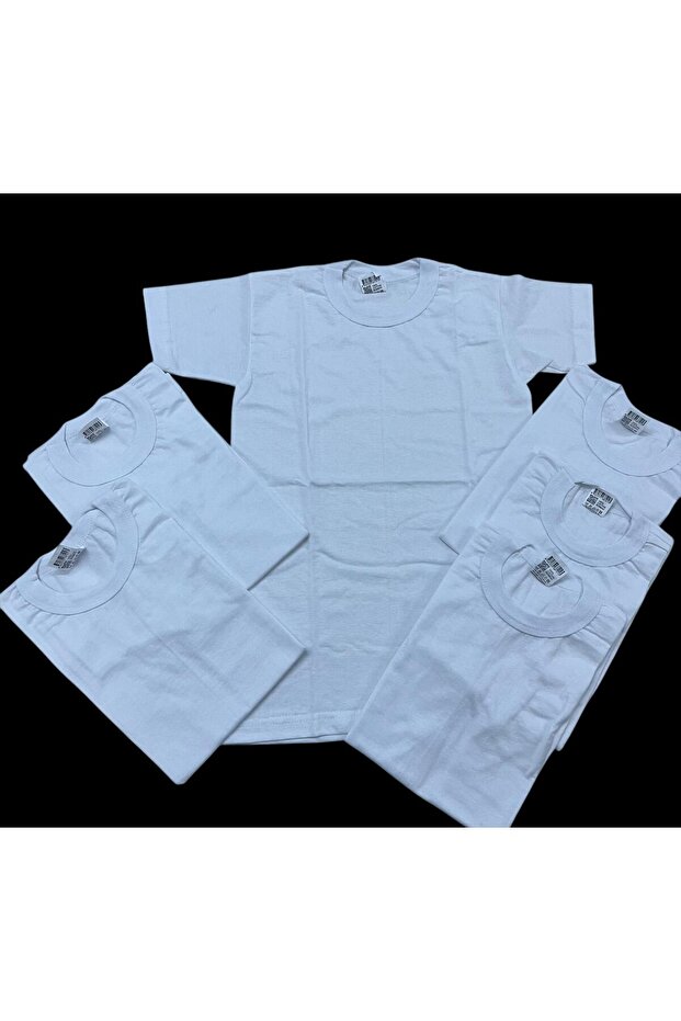 Pack of 6 Boy's Short Sleeve Fani?La 100% Cotton Combed