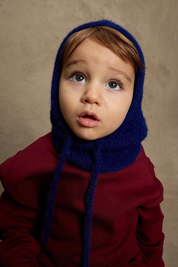 Soft Balaclava Beanie Blue