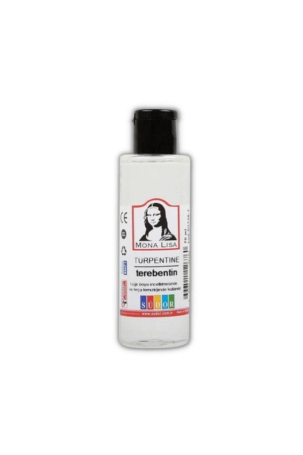 Terebentin Kokusuz ve Yağlı Boya İnceltici 70 ml 1 Adet Mona Lisa Terebentin Fırça Temizleme Kokusuz - 1