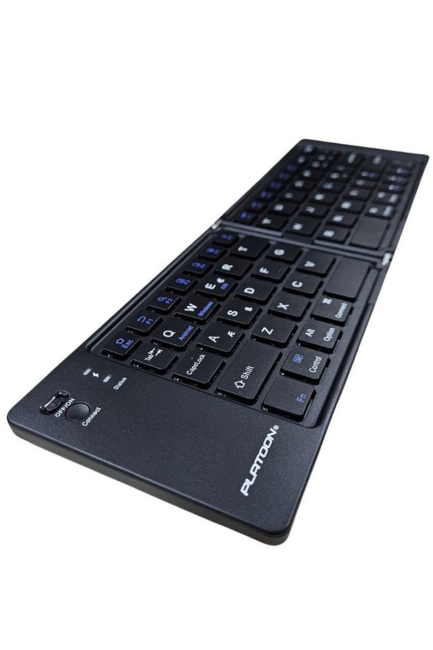 PL-377 Ultra ince Katlanabilir Android/iOS/Sistem Uyumlu Kablosuz Bluetoothlu Klavye - 4