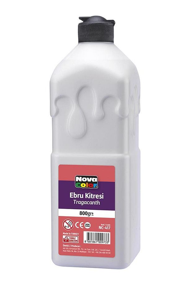 Ebru Kitresi 800 ml 1 Adet Hazır Ebru Boya Kitresi 800 gr Ebru Boya Sanatı Için Kitre Hobi - 1