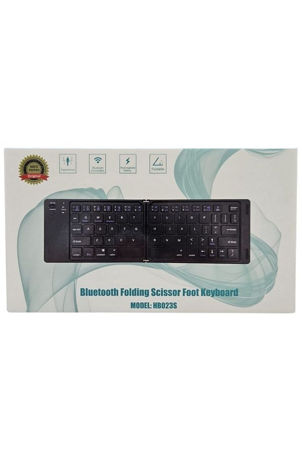 PL-377 Ultra ince Katlanabilir Android/iOS/Sistem Uyumlu Kablosuz Bluetoothlu Klavye - 7