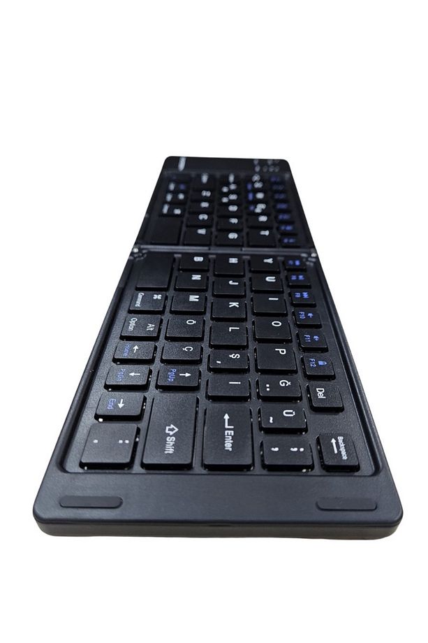 PL-377 Ultra ince Katlanabilir Android/iOS/Sistem Uyumlu Kablosuz Bluetoothlu Klavye - 5