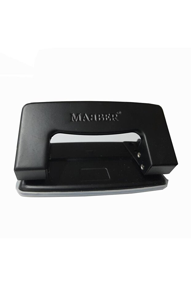 Black Metal Body Hole Punch Small Size 1 Piece Office Office School