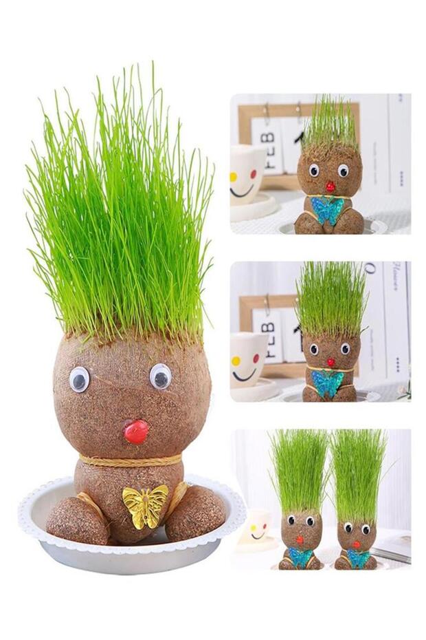 Çim Adam Yapım Seti 1 Paket Okul Eğitici Deney Seti Çim Adam Seti - 3