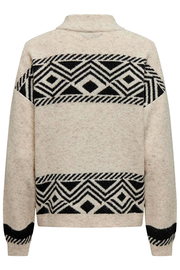 Kadın O Yaka Örme Kazak - 15321179 - 6