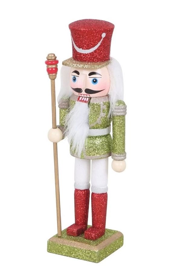 Ahşap Fındıkkıran Kurşun Asker Yılbaşı Figürü 18 cm-1 - 2