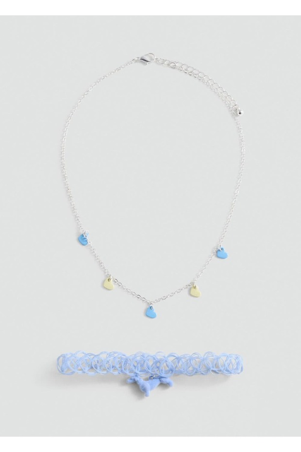 2'li kalpli kolye seti - 2