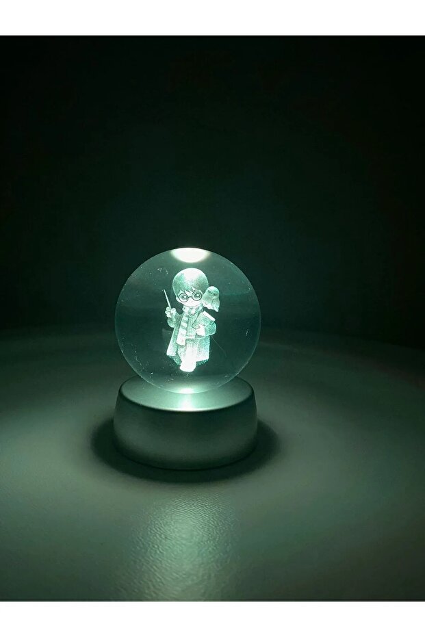 3d Harry Potter Temalı Işıklı Cam Küre - 1