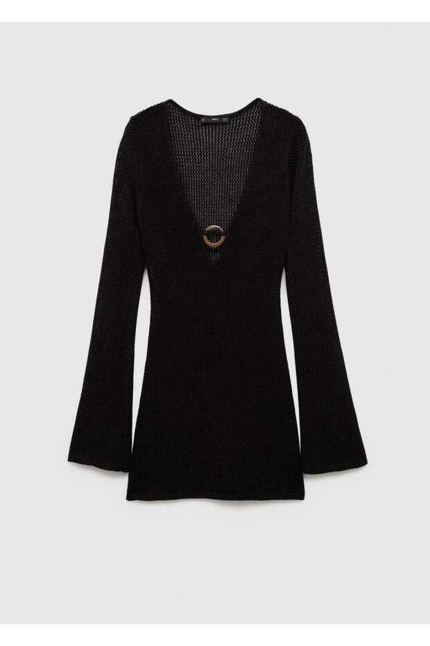 Halkalı kroşe elbise - 3