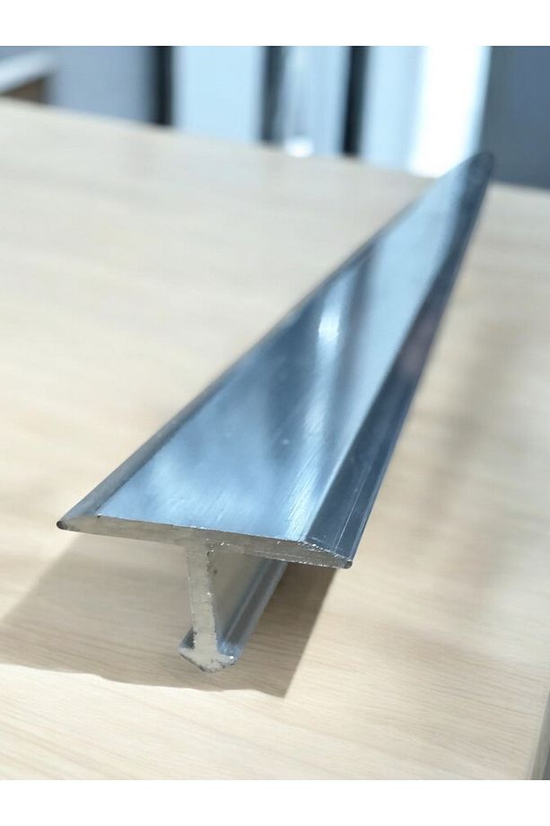 Kapı Eşik Profili Parke Kapı Altı Çıtası T Model Alüminyum Krom Parlak 90cm - 2