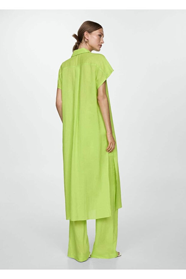 Gömlek yaka elbise - 4