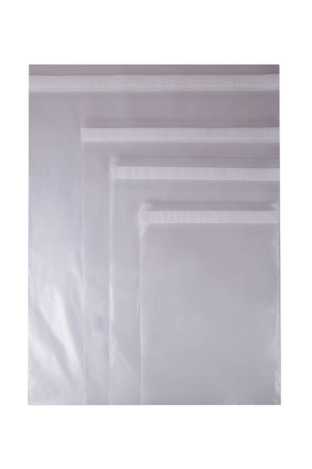 Buzlu Şeffaf Kargo Poşeti (24X30 5 CM) Cepsiz Kargo Poşeti (50 ADET) - 2