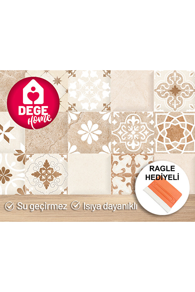 Patterned Adhesive Foil for Kitchen Countertop 65X200 cm