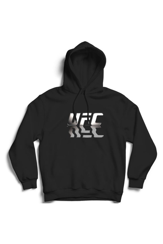 Ufc, Wavy Design, Fighting, Ultimate Fighting Championship Cotton Hooded Sweatshirt Hoodie