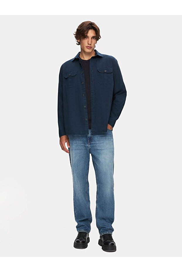 Lacivert Gömlek - 1