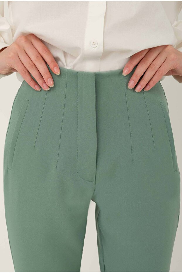 Fit Pantolon Yeşil - 6