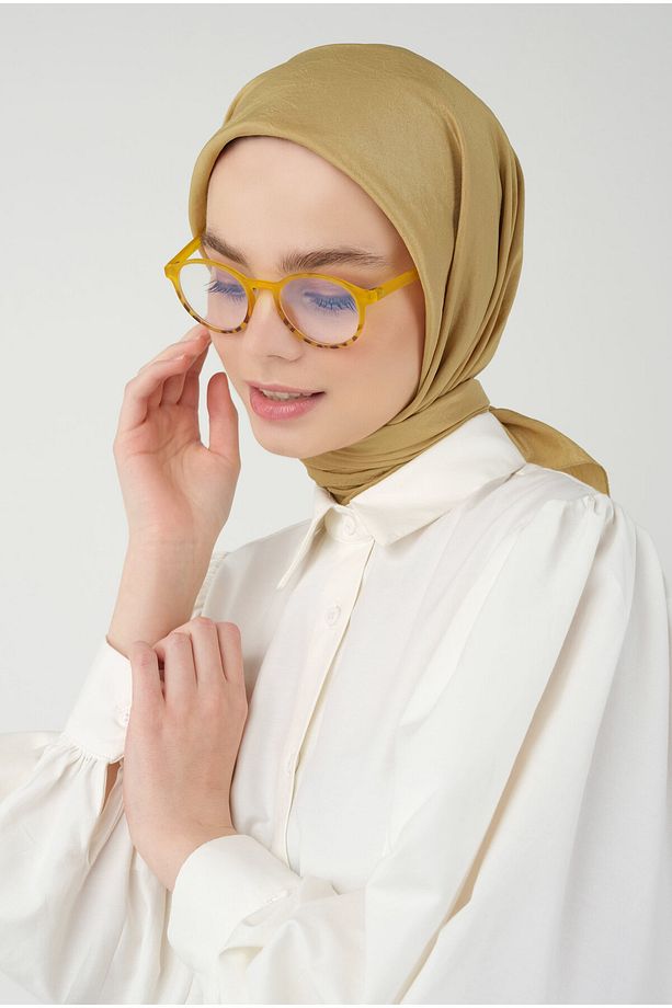 Soft Kraş Eşarp Hardal - 2
