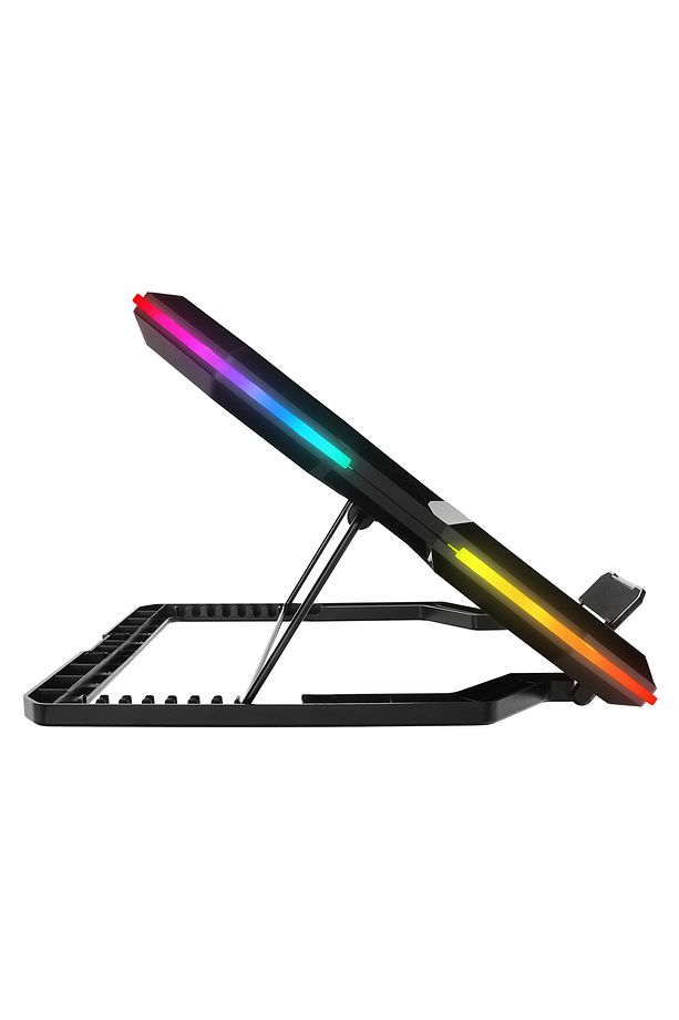 Addison Rampage AD-RC13 BELLATRIX Siyah 5 Fan 2 USB RGB Işıklı 15"-17" Notebook Soğutucu Stand - 3