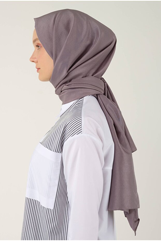 Soft Kraş Şal Duman Gri - 3