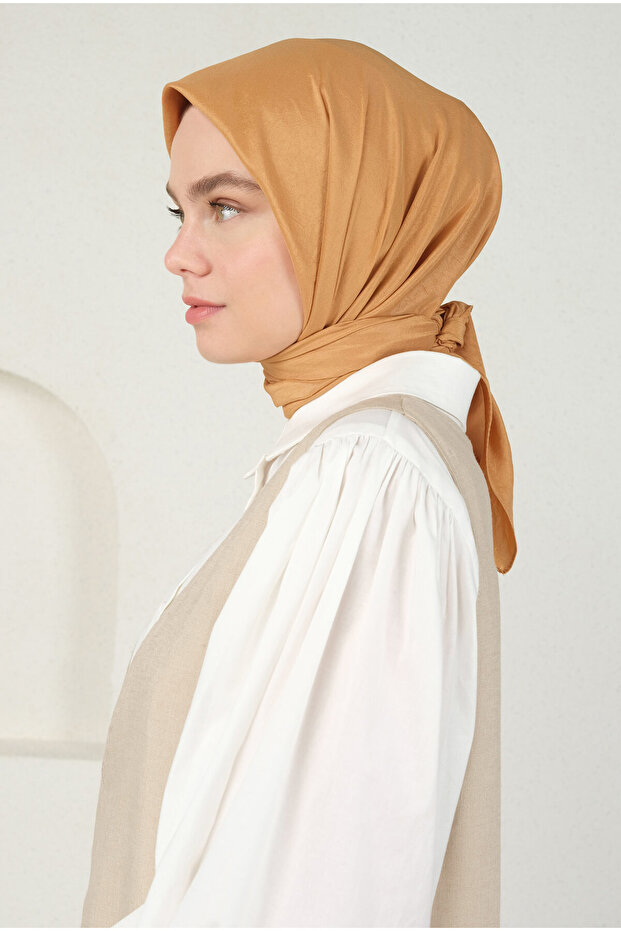 Soft Kraş Eşarp Somon - 2