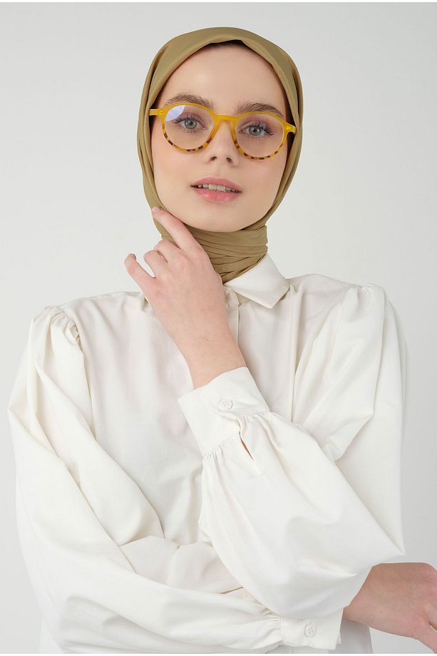 Soft Kraş Eşarp Hardal - 3