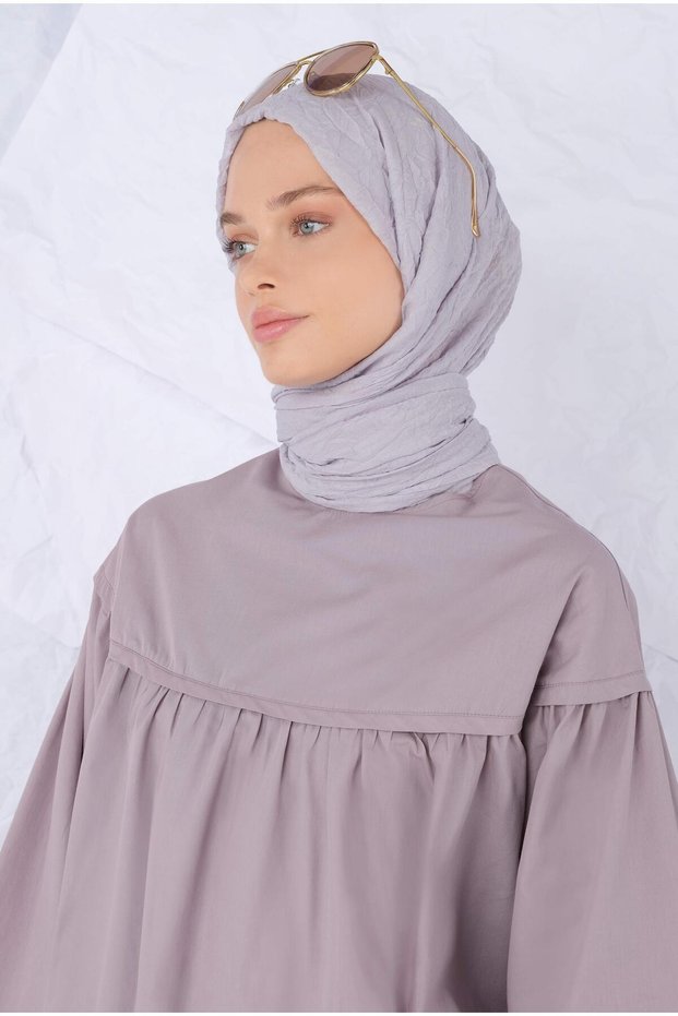 Kraş Şal Açık Lavanta