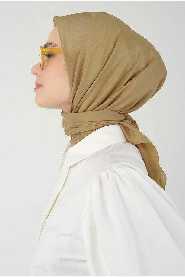 Soft Kraş Eşarp Hardal - 4