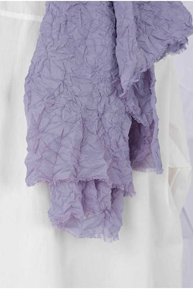 Kraş Şal Soft Lavanta - 4
