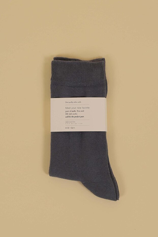 Düz Soket Çorap Mavi - 1