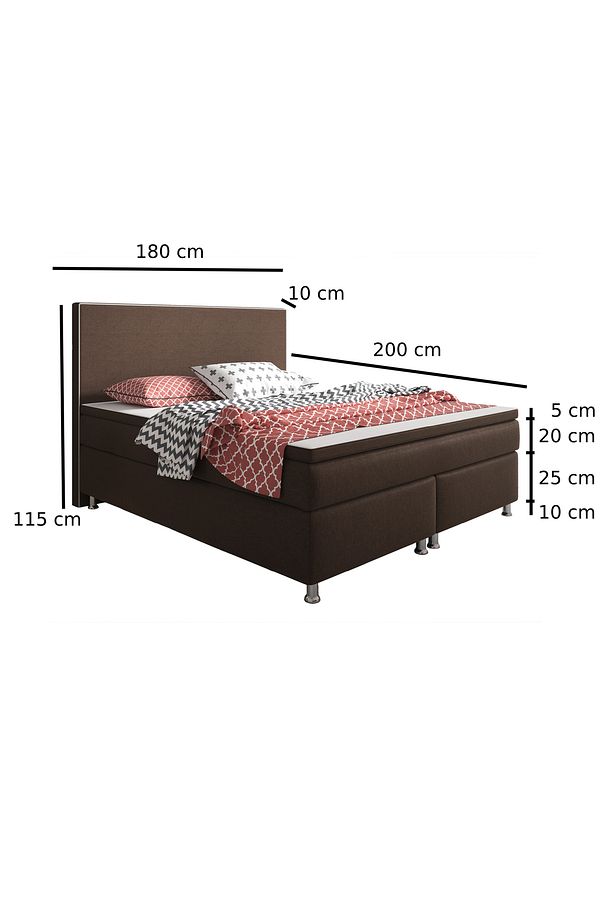 King Size 3 Lü Set (YATAK BAZA BAŞLIK) Çift Kişilik (KAPALI BAZA OTEL TİPİ) - 7