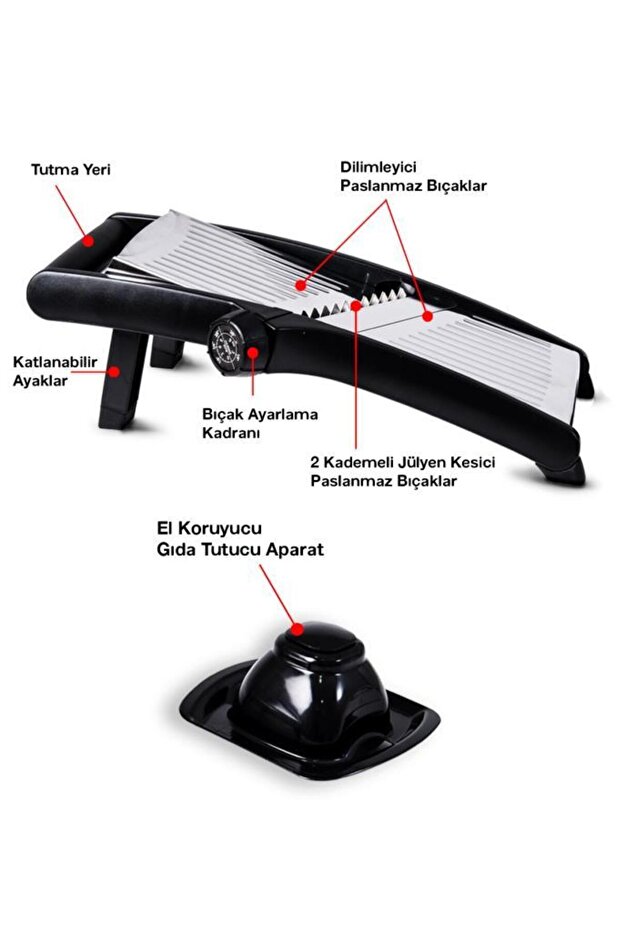 Paslanmaz Çelik Mandolin Dilimleyici - 3