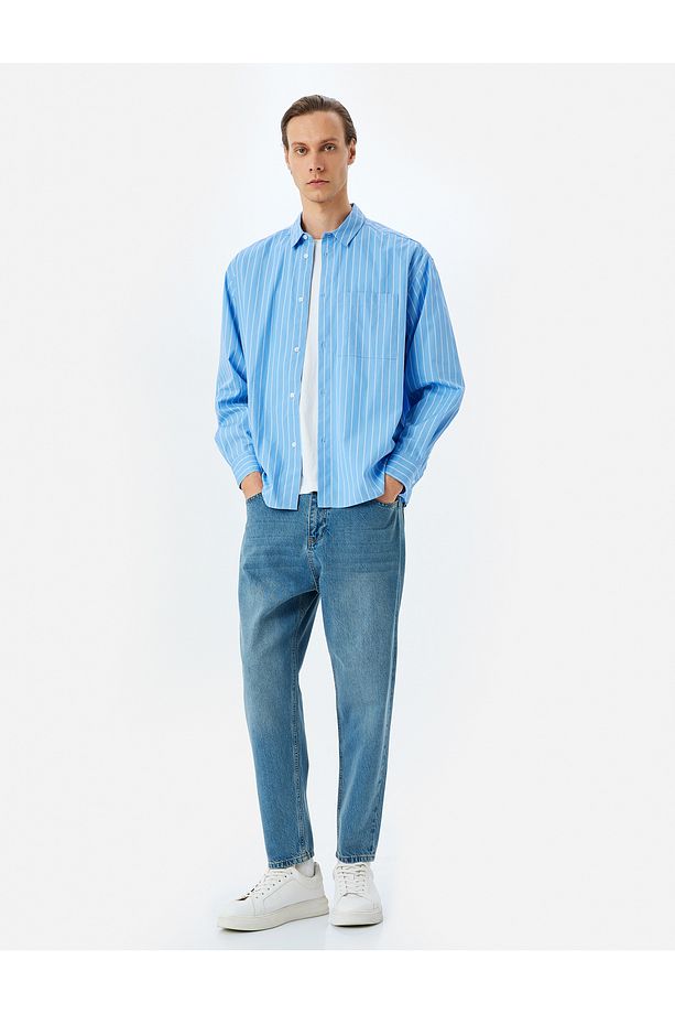 Loose Fit Kot Pantolon - Steve Jean - 1