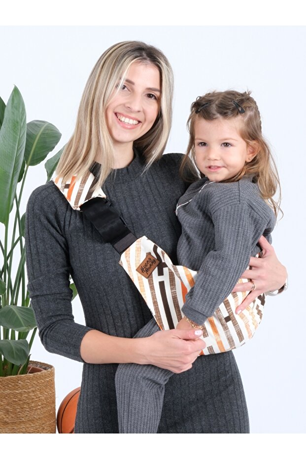 Huggy Mommy Yeni Nesil Ergonomik Çocuk Taşıma Çantası Bebek Taşıyıcı Sling Ana Kucağı Kanguru Hafif Pratik Puset