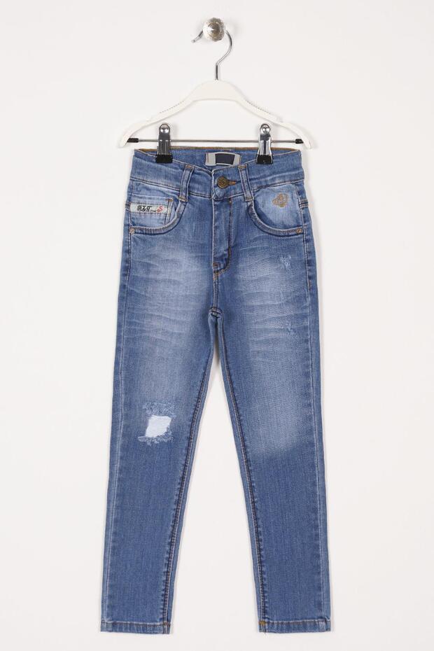 Lycra Blue Color Boy's Trousers