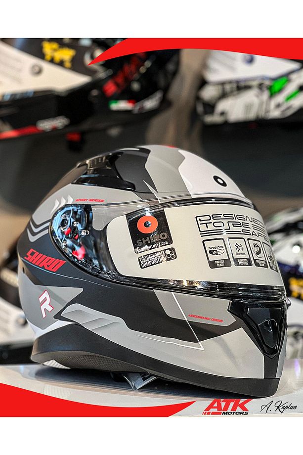 Katana Orbe Full Face Kask Tam Kask Güneş Vizörlü Tasarım Kaplama DOT Sertifikalı Kask - 1