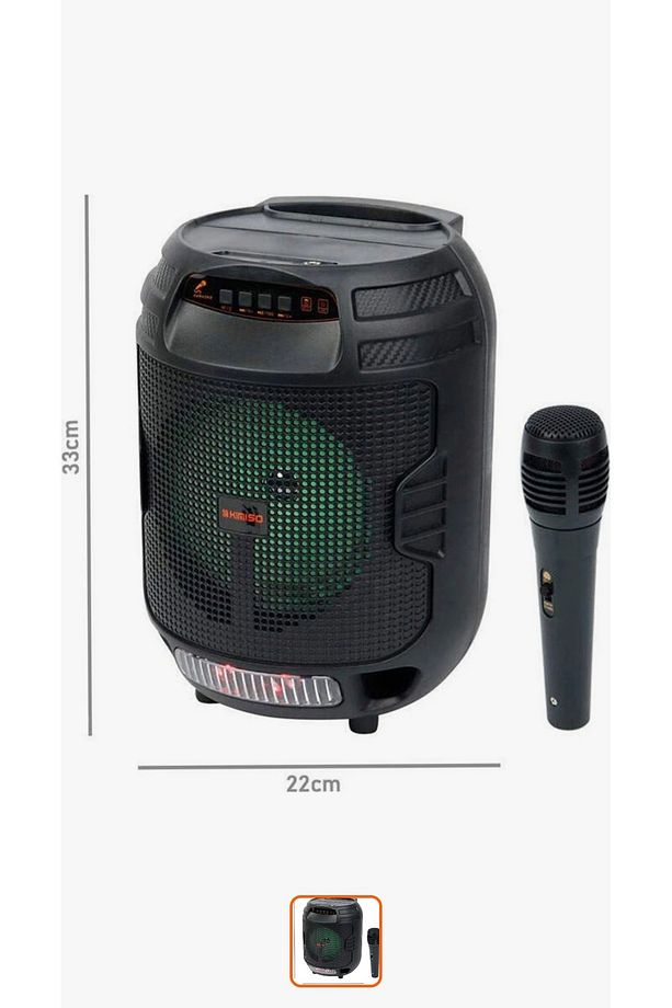 Kımıso QS3609 6.5taşınabilir Karaoke Kablosuz Bluetooth Hoparlör - 2