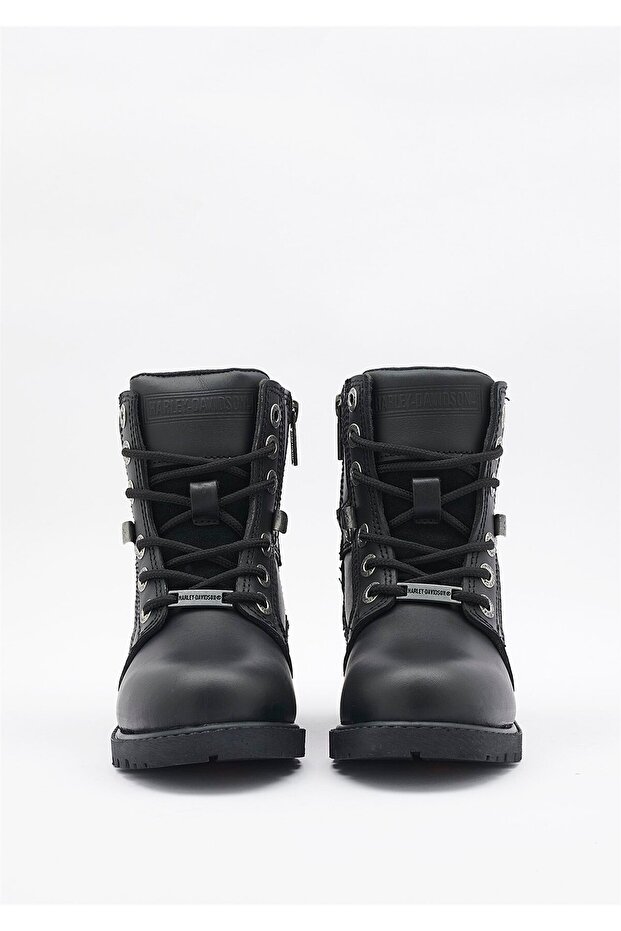 Arles Çocuk Siyah Deri Bot - 3