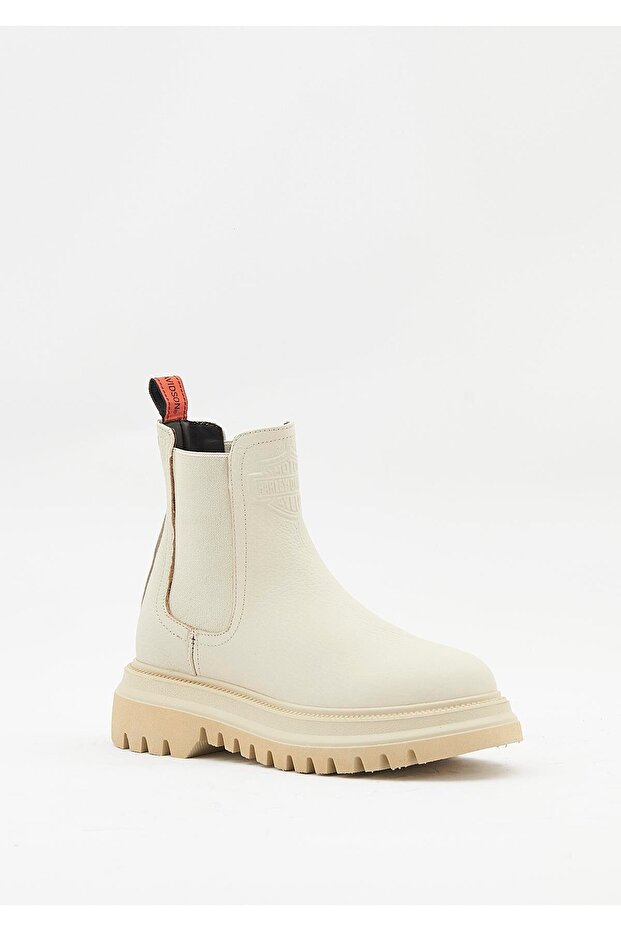 Mourir Kadın Bej Deri Bot - 2