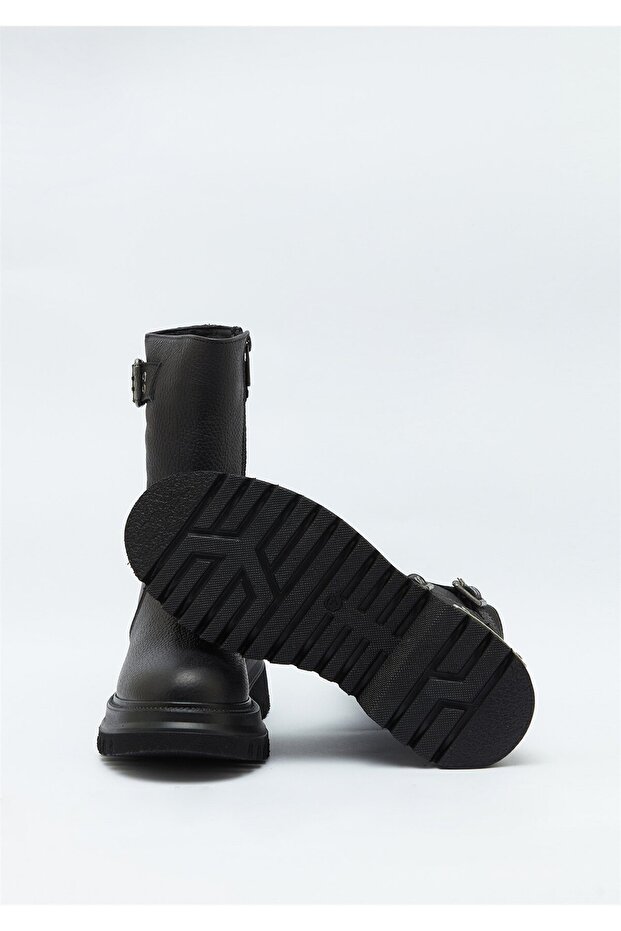 Harley-davidson Sahara Kadın Siyah Deri Bot - 5