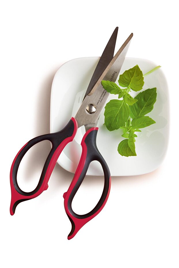 مقص مطبخ عملي متعدد الأغراض من الفولاذ المقاوم للصدأ بتصميم مريح - 3