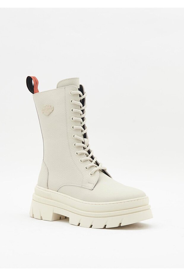 Brigett Kadın Bej Deri Bot - 2