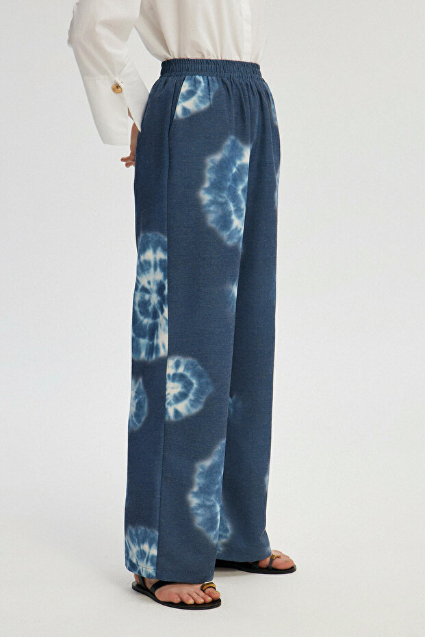 بنطلون أنيق بنمط التعادل صبغ - 3