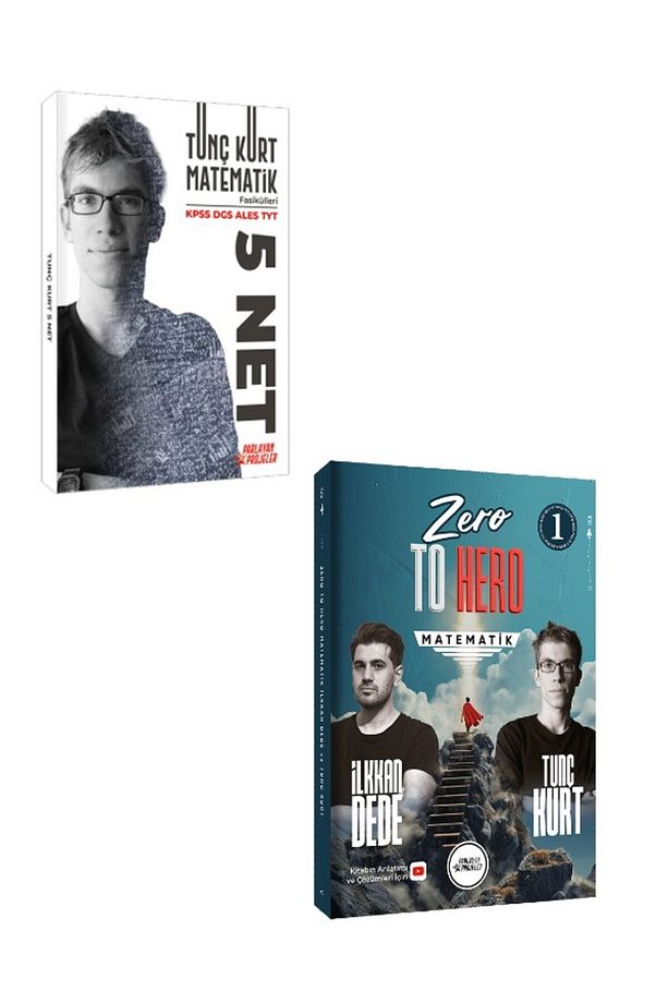 Matematiğim Sıfır Seti Zero to Hero ve 5 Net İkilisi Tunç Kurt İlkkan Dede TYT KPSS ALES DGS - 1
