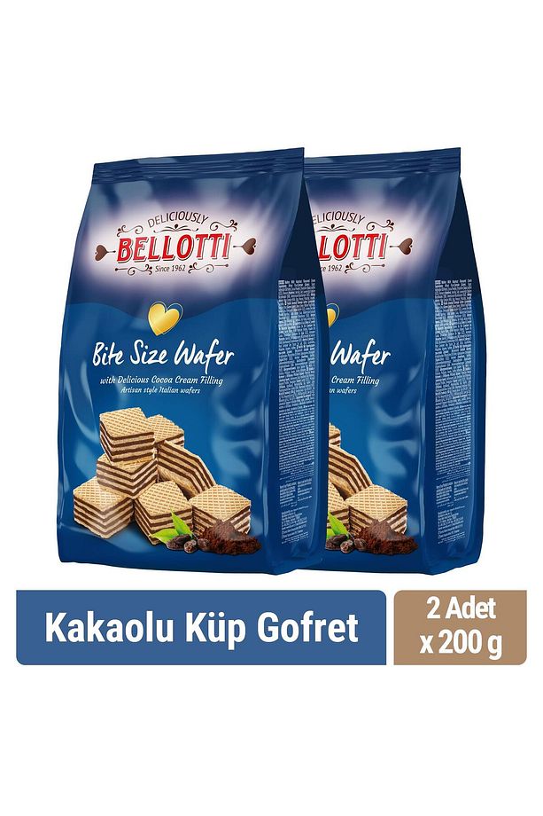Küp Gofret Kakaolu 200 gr x 2 Adet - 1