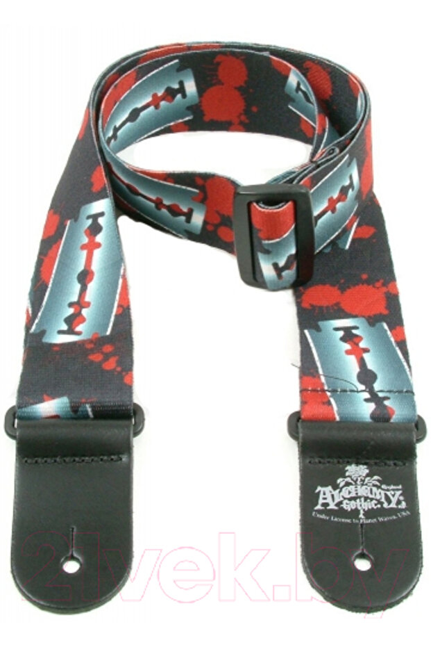 Planetwaves 50Al03 Guitar Strap 50mm Alchemy Str-Razors Edge Guitar Strap 50mm Alchemy Str-Razors Ed