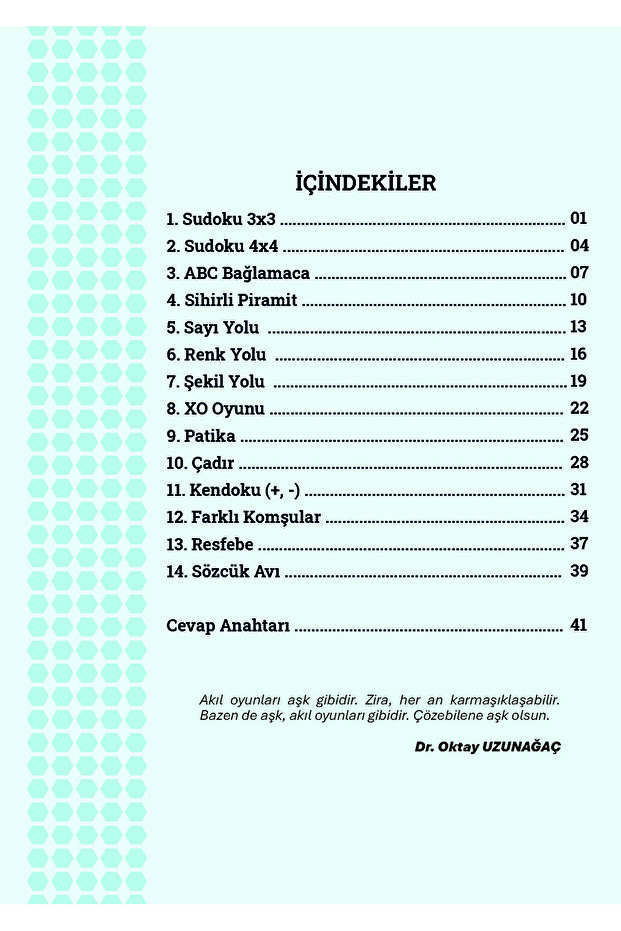 İlk adım zeka oyunları çalışma kitabı - 1 - 3