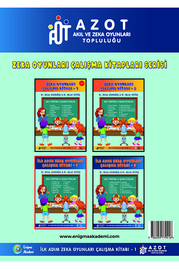 İlk adım zeka oyunları çalışma kitabı - 1 - 7