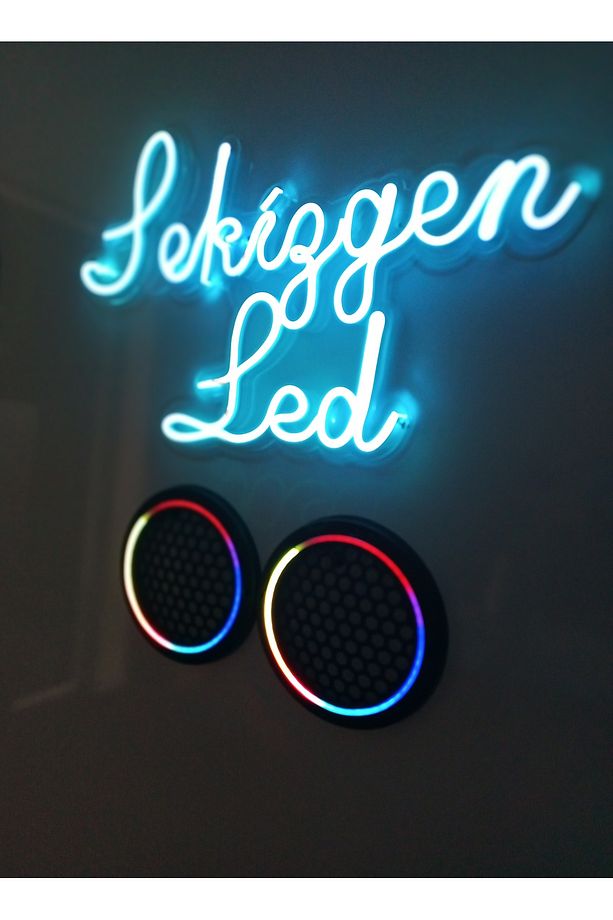 Piksel Neon Ledli Sese Duyarlı 20'lik Midrange Kapağı 1 Takım 2 Kapak - 1