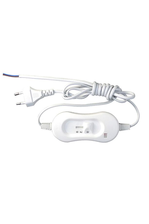 Çift Kişilik Ve Tek Kişilik Elektrikli Battaniye Anahtarı Sigortalı Led'li (beyaz) - 6